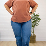 Curvy Hr Wide Leg Denim