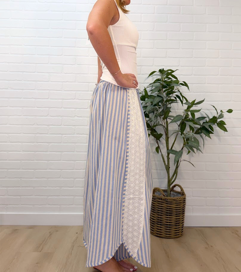 Paisley Print Palazzo Pants