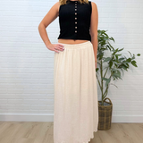 Scallop Midi Skirt