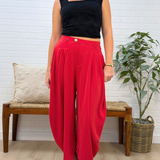Pleated Balloon Pants