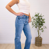 Hr Straight Leg Jeans