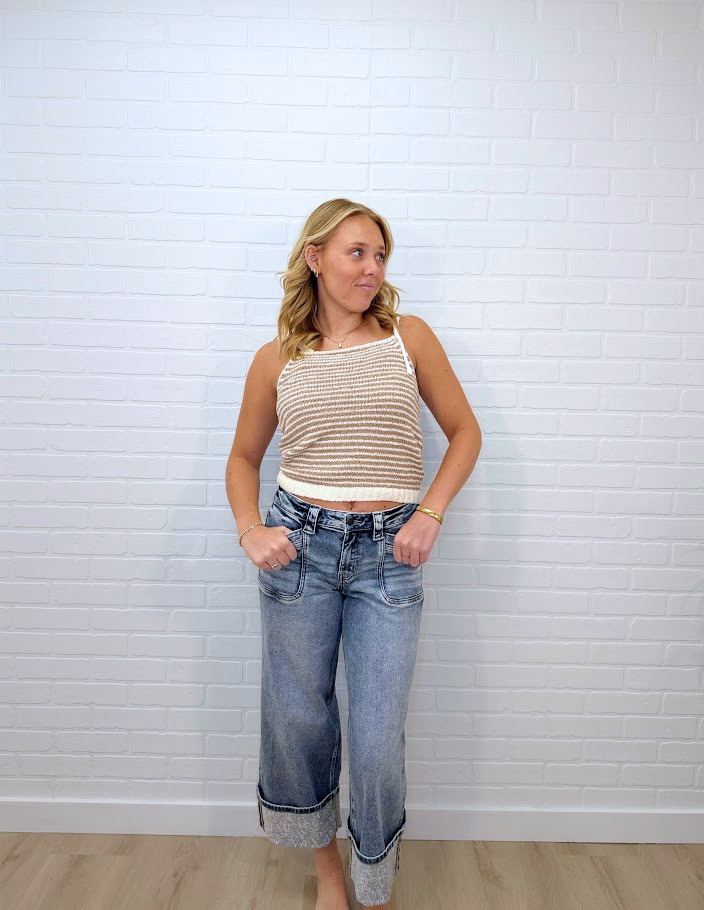 Mr Crop Wide Denim