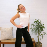 Hr Cropped Wide Jeans