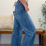 Mid Rise Ankle Wide - 93% Cotton 5% Polyester 2% Spandex