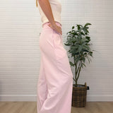 Mineral Washed Smocked Waist Pants