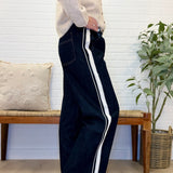 Wide Denim W/ Lace Trim