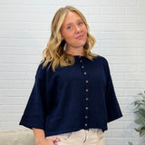 Button Down Knit Sweater Cardigan