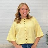 Button Down Knit Sweater Cardigan