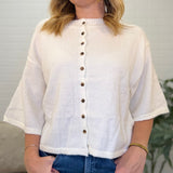 Button Down Knit Sweater Cardigan