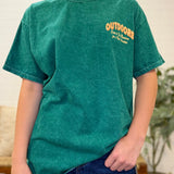 Real Adventure Front/back Mineral Green T-shirt