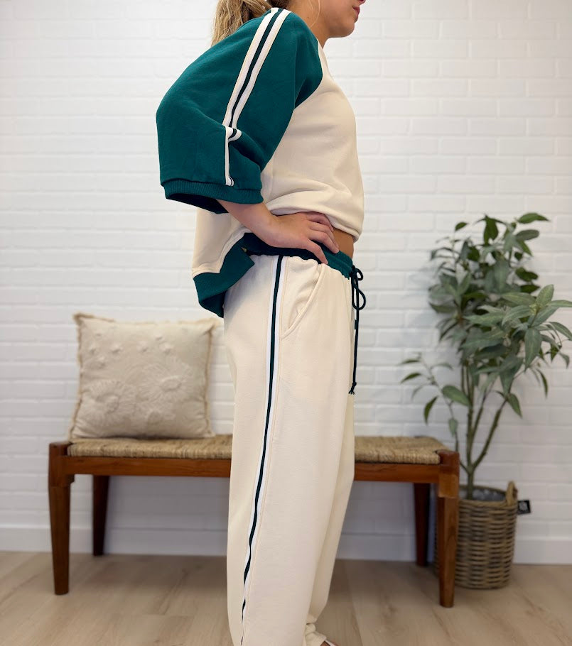 Drawstring Wide Leg Pant