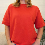 Short Sleeve Knit Top