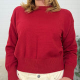 Crew Neck Sweater Top