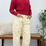 Cherry Print Pants