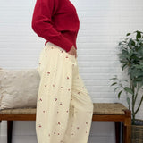 Cherry Print Pants