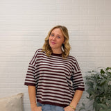 Striped Crew Neck Sweater