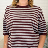 Striped Crew Neck Sweater