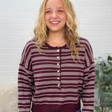 Striped Henley Top