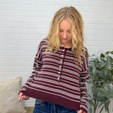 Striped Henley Top