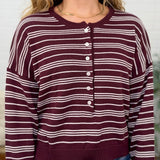 Striped Henley Top