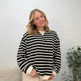 Striped Long Sleeve Pullover