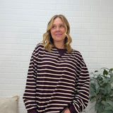 Striped Long Sleeve Pullover