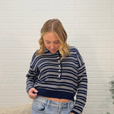 Striped Henley Top