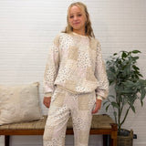 Multi Floral Patchwork Quilted Lounge Pants