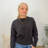 Crew Neck Sweater Top