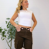 Bermuda Shorts W/ Cargo Pockets