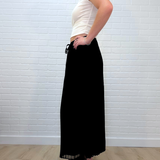 Pleated Detail Chiffon Skirt
